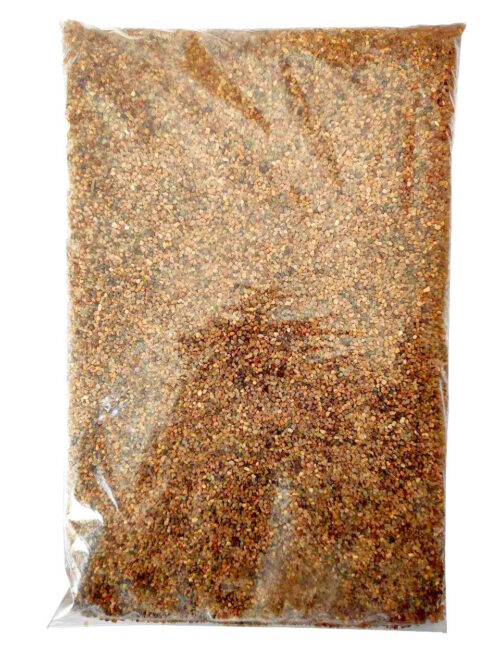 кварцевый песок для флорариума желто-коричневый, производитель Евроминерал Украина фракция 1-2 мм